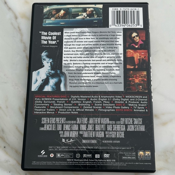 SNATCH DVD - Picture 6 of 6
